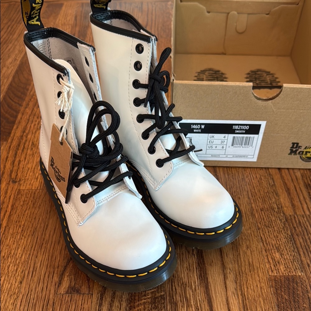 Dr. Martens Women's White Boots